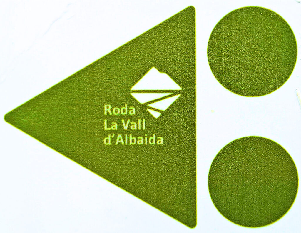 Roda la Vall Signage, Vall d'Albaida, Valencia, Spain