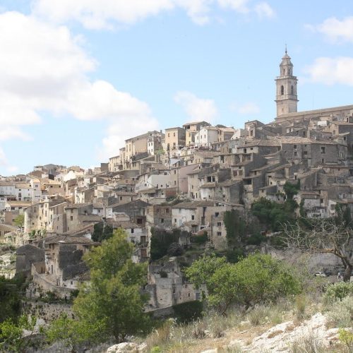BocairentTown1 A view of the city of Bocairent, in Vall d'Albaida, Valencia, Sain, on the route of the Roda la Vall cycling route